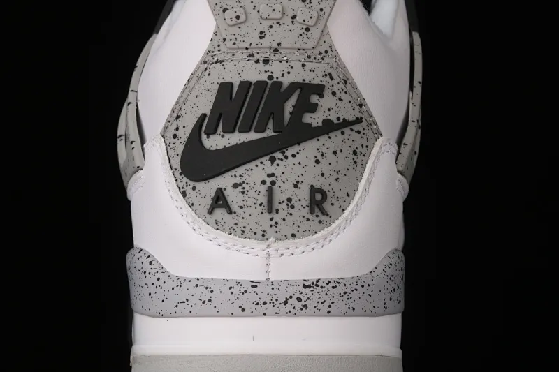 All categories Air Jordan Jordan series basketball shoes Air Jordan 4 pure original Air Jordan 4 White Cement AJ4 Joe 4 white cement white gray 840606-192